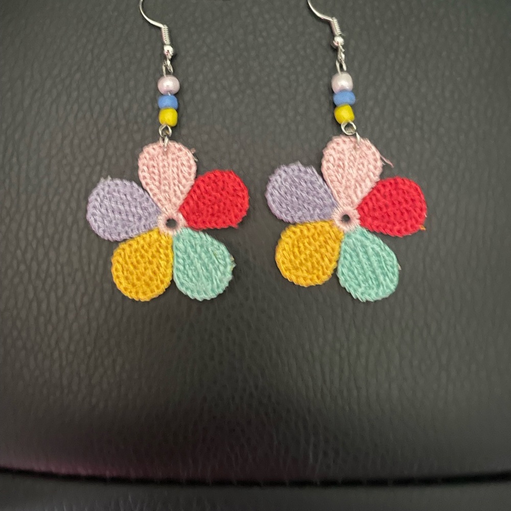 Crocheted earrings